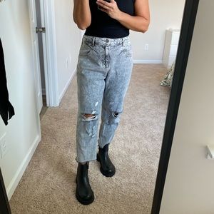 Gray Zara jeans